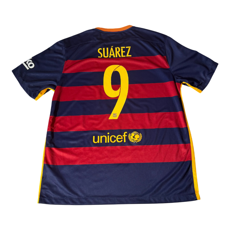 FC Barcelona Home 2015-16 — Luis Suárez (XL)